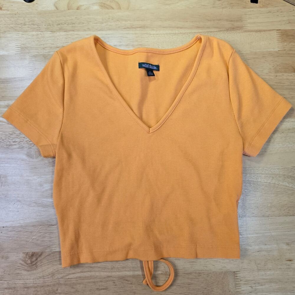 Y2k Style Wild Fable Crop Top Orange Size S - Picture 9 of 9